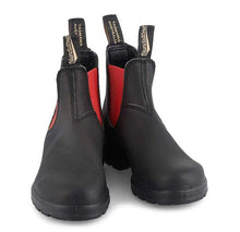 Lade das Bild in den Galerie-Viewer, Blundstone Classic Schuhe 508 Black Red Chelsea Boots Unisex Stiefel