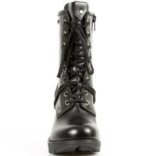 Lade das Bild in den Galerie-Viewer, New Rock Schuhe Damen- Stiefelette Stiefel Absatz Boots Gothic M.TR001-S1