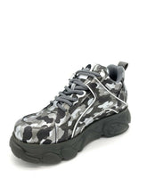 Lade das Bild in den Galerie-Viewer, Buffalo Boots Shoes Sneaker Plateau Schuhe 90er Camouflage Military Design