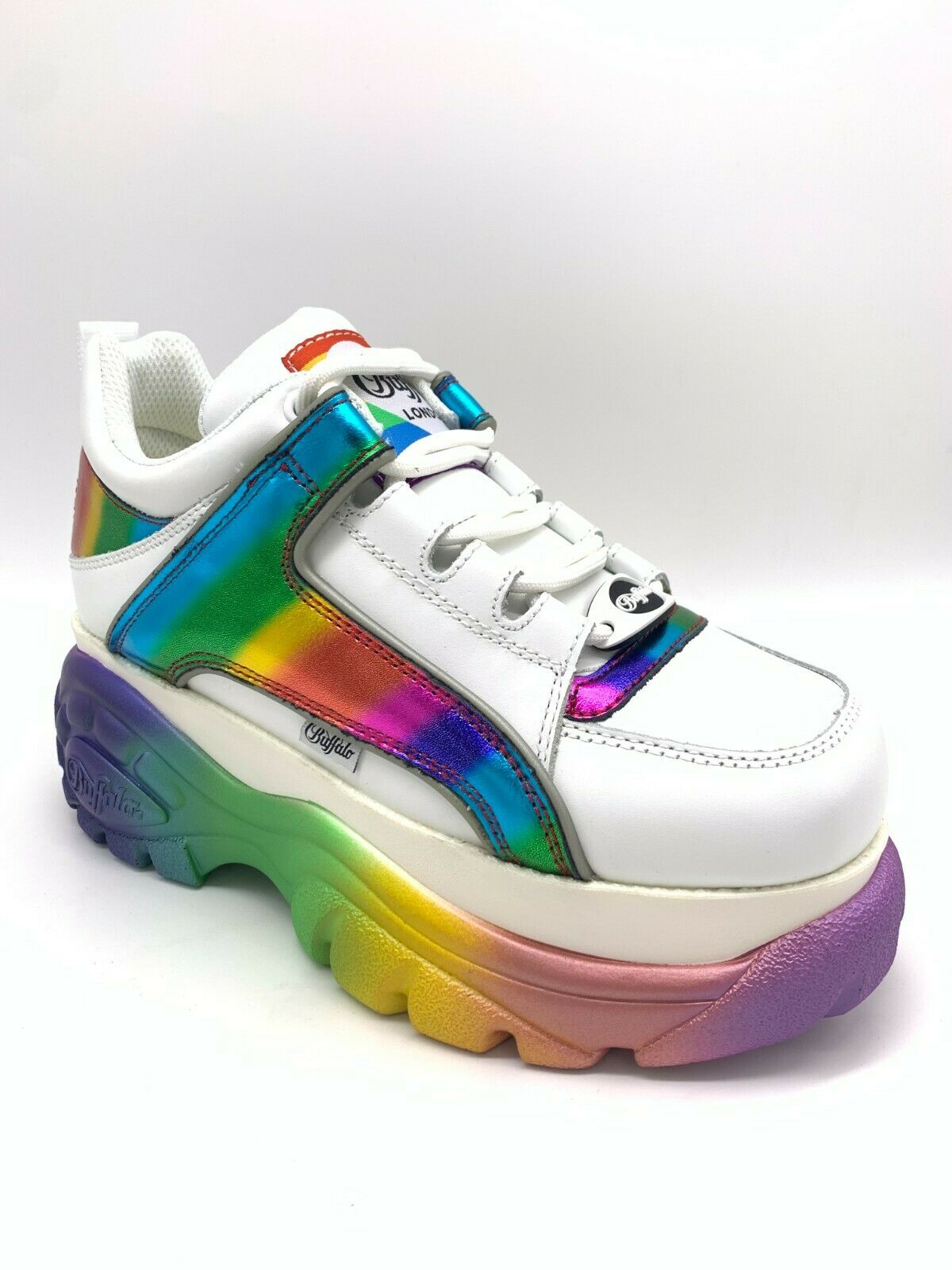Rainbow plateau deals shoes