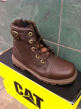 Load image into Gallery viewer, CAT Caterpillar children's shoes winter shoes boots ankle boots genuine leather NEW