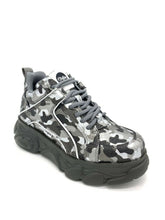 Lade das Bild in den Galerie-Viewer, Buffalo Boots Shoes Sneaker Plateau Schuhe 90er Camouflage Military Design