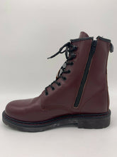 Lade das Bild in den Galerie-Viewer, Dockers by Gerli Damen Stiefelette Burgundy Boots Echtleder Reißverschluss NEU