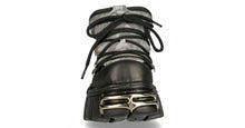 Load image into Gallery viewer, New Rock Shoes Boots Black Platform Platform Tower Real Leather Reflector