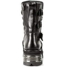 Lade das Bild in den Galerie-Viewer, New Rock Schuhe Shoes Boots Stiefel M.373-S4 Bikerstiefel Gothic Echtleder