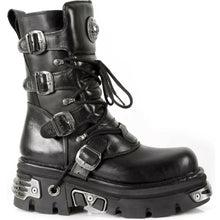 Lade das Bild in den Galerie-Viewer, New Rock Schuhe Shoes Boots Stiefel M.373-S4 Bikerstiefel Gothic Echtleder