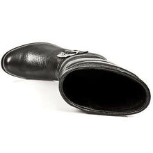 Load image into Gallery viewer, New Rock Boots Biker Boots Women's Boots Black Real Leather