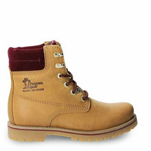 Lade das Bild in den Galerie-Viewer, Panama Jack Damenschuhe Schuhe Stiefelette Boots Vintage Napa Weinrot Limitiert