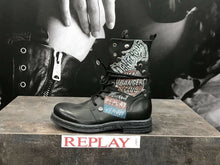 Lade das Bild in den Galerie-Viewer, Replay Damenschuhe Schuhe Stiefel Stiefelette Boots Leder Amory Head Banger Club