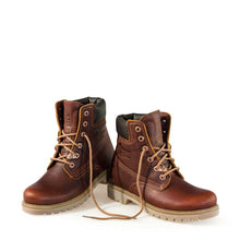 Lade das Bild in den Galerie-Viewer, Panama Jack Damenschuhe Schuhe Stiefelette Boots Braun Waterproof Lederfutter