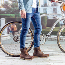 Lade das Bild in den Galerie-Viewer, Panama Jack Herrenschuhe Shoes Stiefeletten Schuhe Braun Napa Grass Cuero Bark