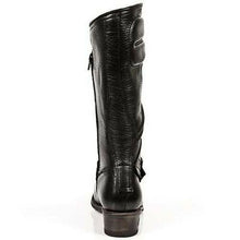 Load image into Gallery viewer, New Rock Boots Biker Boots Women's Boots Black Real Leather