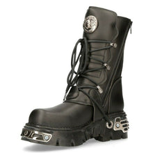 Lade das Bild in den Galerie-Viewer, New Rock Schuhe Shoes Boots Stiefel M.373-S7 Vegan Bikerstiefel Gothic NEU