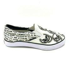 Lade das Bild in den Galerie-Viewer, BK British Knights Schuhe Classic Slip On Totenkopf Skull