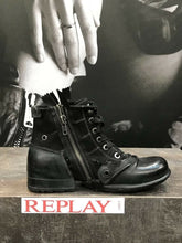 Lade das Bild in den Galerie-Viewer, Replay Herrenschuhe Shoes Stiefeletten Schuhe Boots Clutch Schwarz Black

