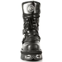 Lade das Bild in den Galerie-Viewer, New Rock Schuhe Shoes Boots Stiefel M.373-S4 Bikerstiefel Gothic Echtleder