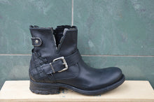 Lade das Bild in den Galerie-Viewer, Replay Damenschuhe Stiefelette Shoes Schuhe Boots Leder Black Schwarz