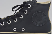 Lade das Bild in den Galerie-Viewer, Converse All Star HI Sneaker Chucks Schwarz Leder