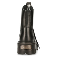 Lade das Bild in den Galerie-Viewer, New Rock Boots Schuhe M-NEWMILI083-S23 Leder Black Schwarz Unisex