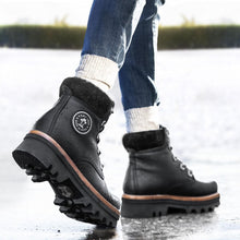 Load image into Gallery viewer, Panama Jack lined ankle boots Boots Munster Black Nappa Waterproof