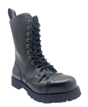 Lade das Bild in den Galerie-Viewer, Darksteyn Stiefel Schuhe 10 Eye Ranger Premium Boots Black
