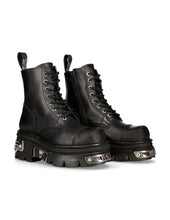 Load image into Gallery viewer, New Rock Boots Shoes Boots Platform Black METALLIC M-NEWMILI083-S36
