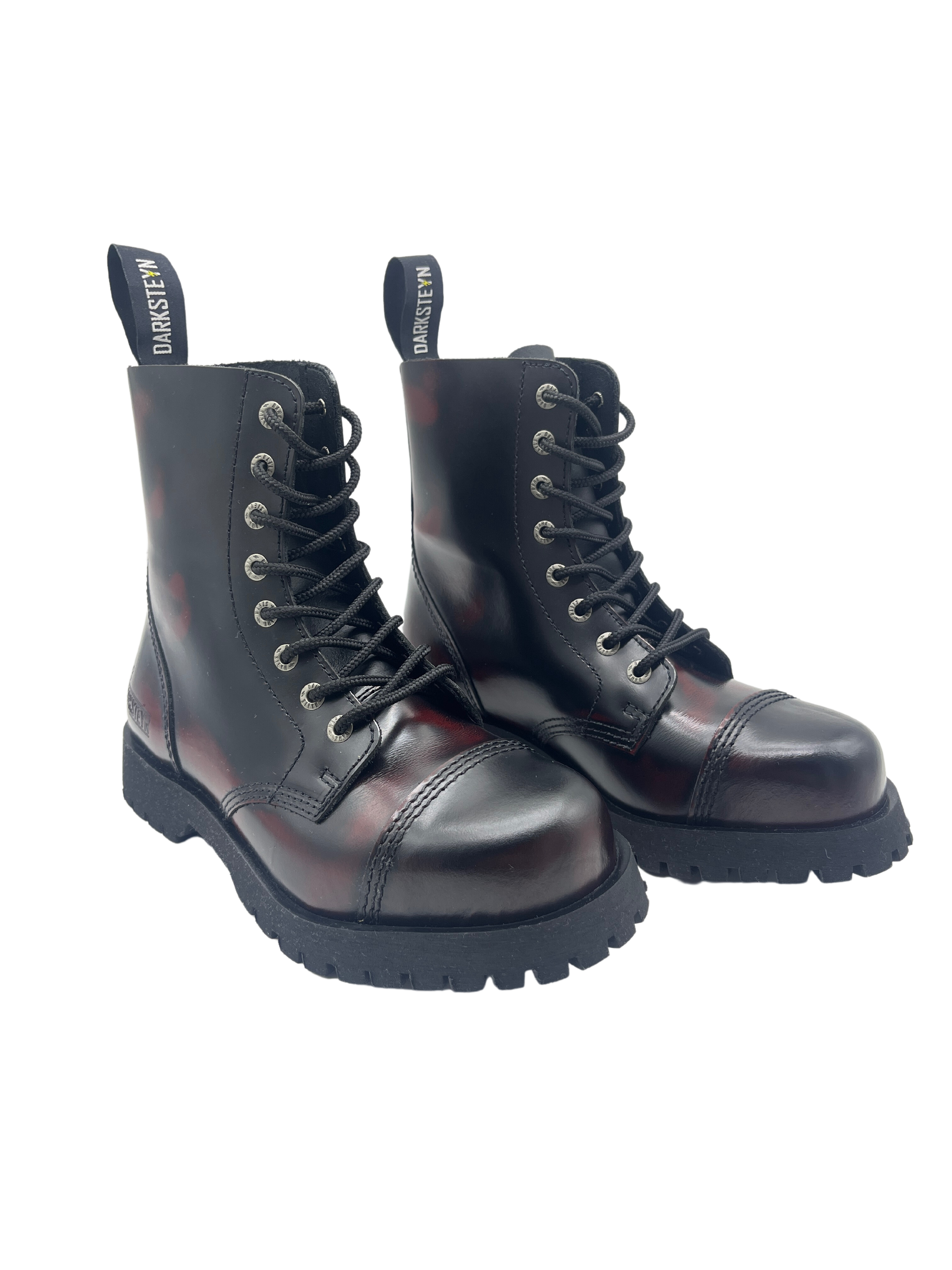 Darksteyn Stiefel Schuhe 8 Eye Ranger Premium Boots Red Rot Burgundy Springerstiefel