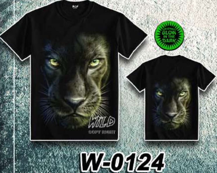 WILD - Glow in the Dark T-Shirt Tier W-0124