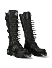 Load image into Gallery viewer, New Rock Shoes Shoes Boots Boots M-718P-C2 Gothic Genuine Leather
