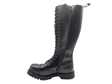 Lade das Bild in den Galerie-Viewer, Darksteyn Schuhe 20 Eye Ranger Premium Boots Black Springerstiefel
