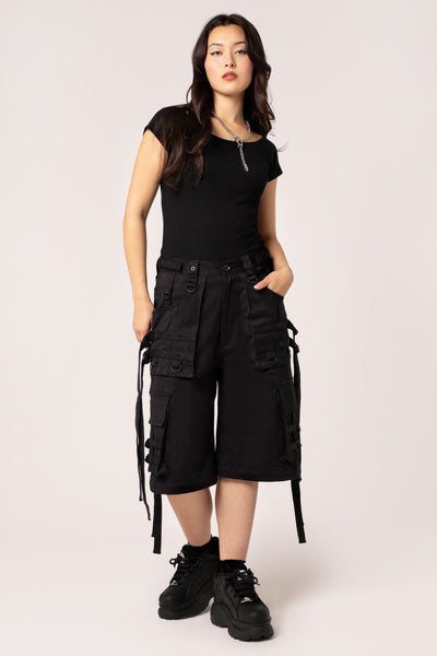 Y2k black baggy trousers & Wide-Leg
