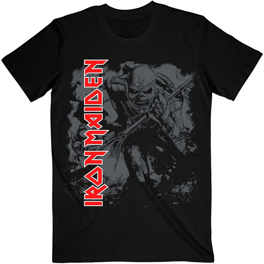 IRON MAIDEN UNISEX T-SHIRT: HI-CONTRAST TROOPER