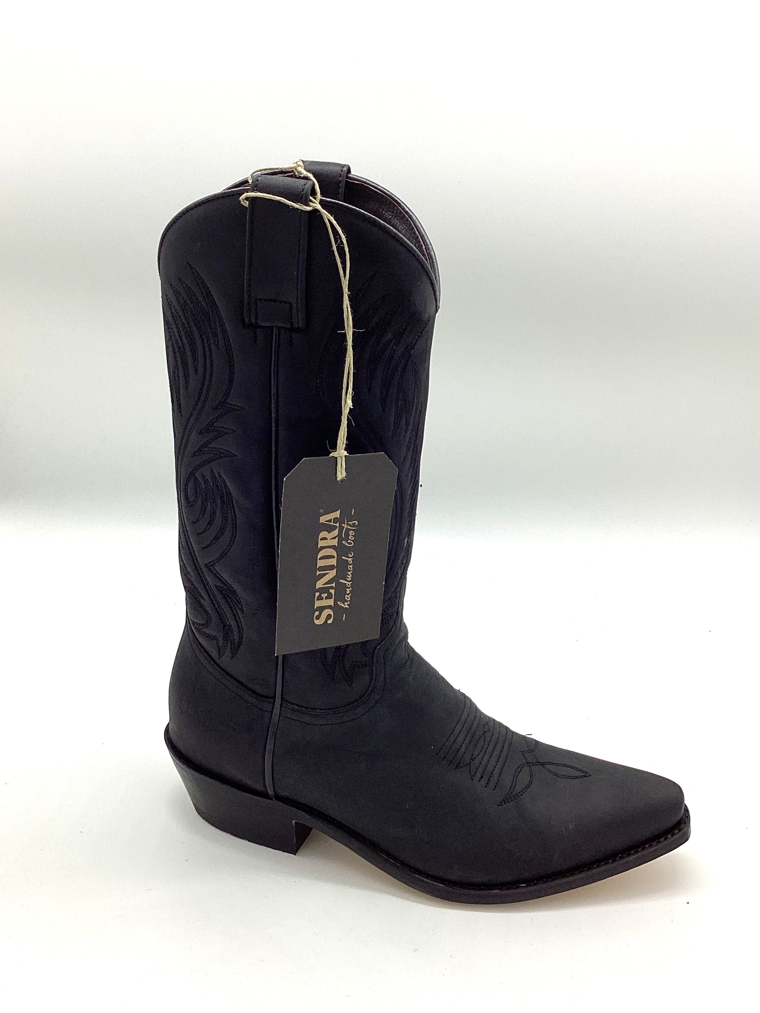 SENDRA women's boots western/cowboy/biker boots black