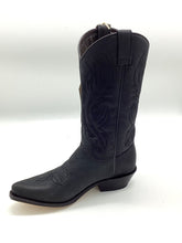 Lade das Bild in den Galerie-Viewer, SENDRA Damenstiefel Western/Cowboy/Biker Boots Black
