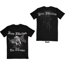 Load image into Gallery viewer, IRON MAIDEN UNISEX T-SHIRT: SKETCHED TROOPER (BACK PRINT)

