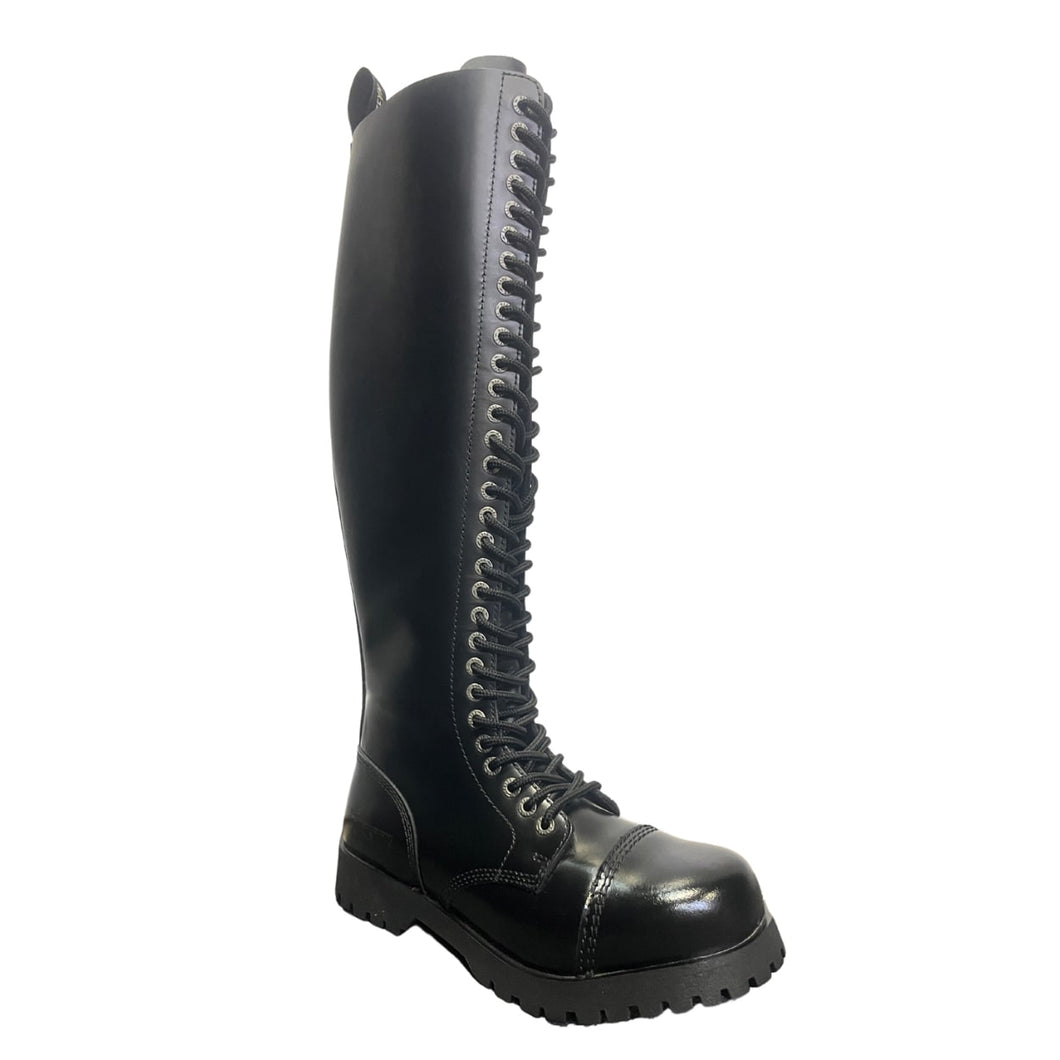 Darksteyn Schuhe 30 Eye Ranger Premium Boots Black Springerstiefel