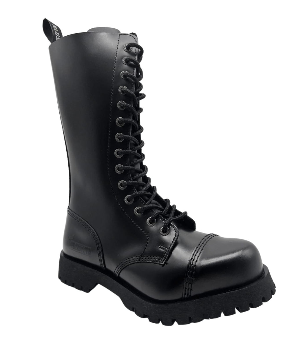 Darksteyn Shoes 14 Eye Ranger Premium Boots Black