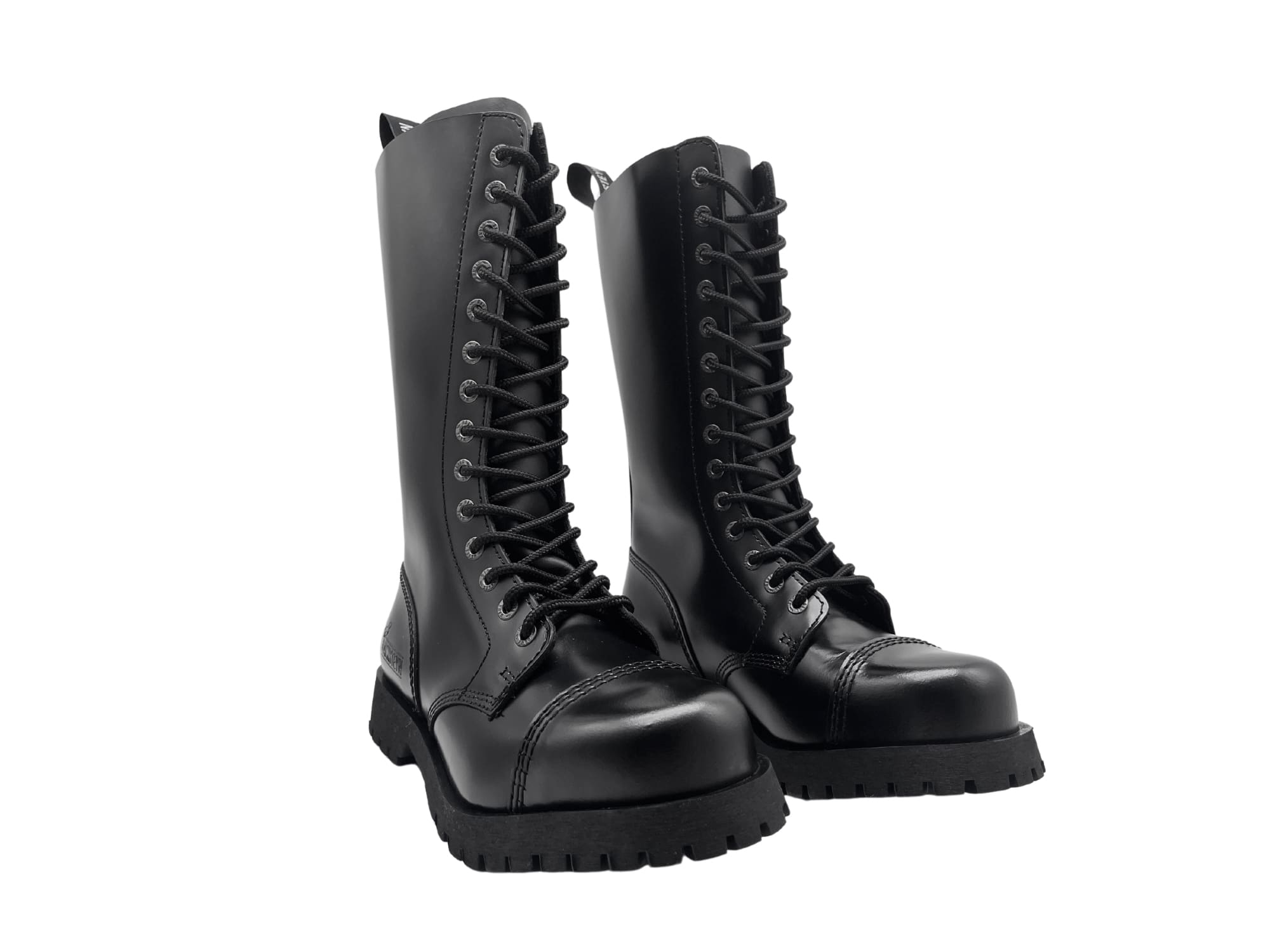 Darksteyn Shoes 14 Eye Ranger Premium Boots Black