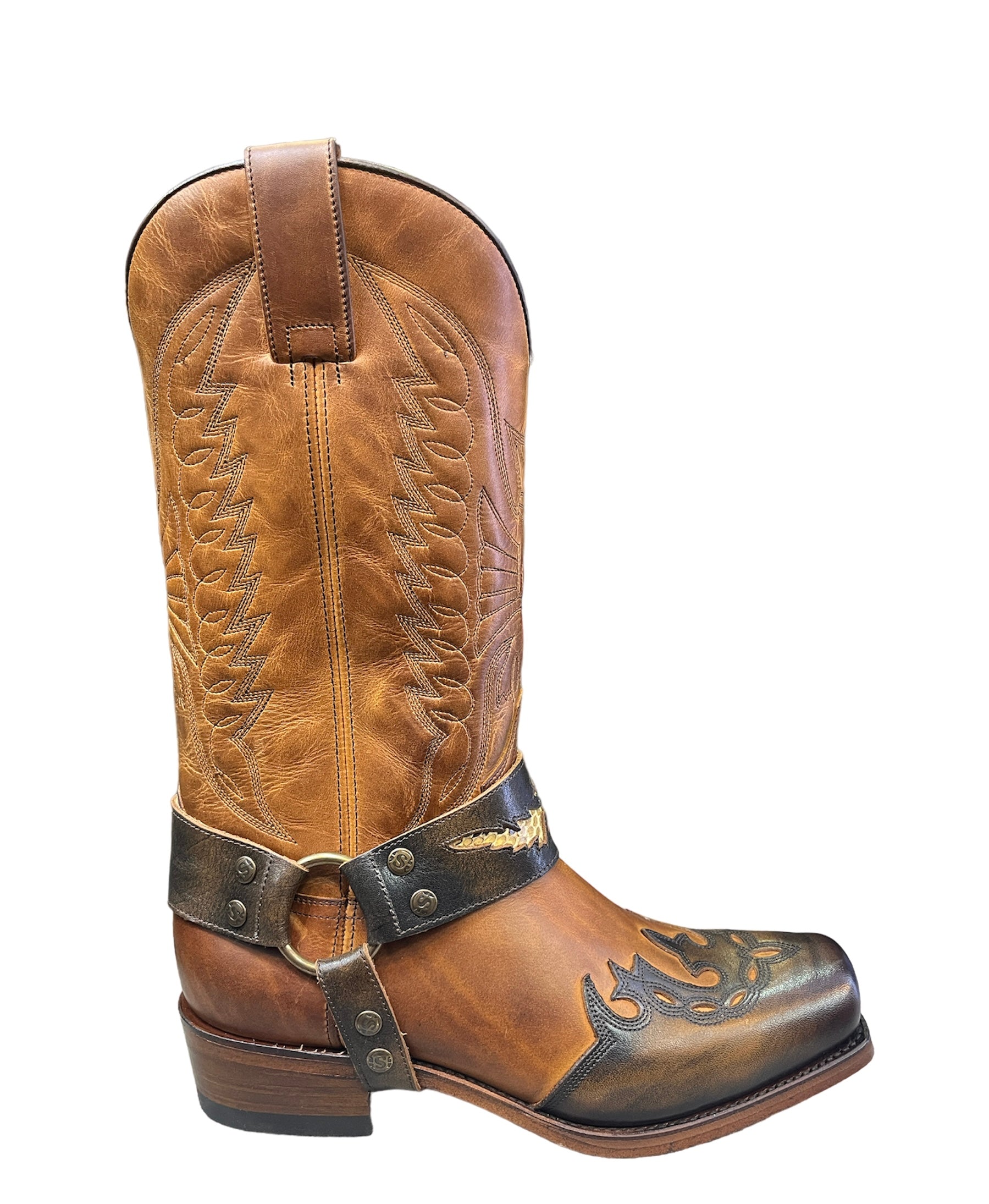 Sendra Boots Western Cowboy Boots Biker Boots Natural Antic