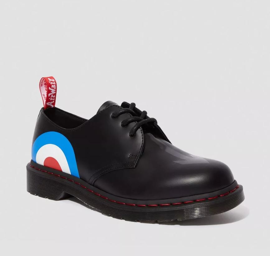 Dr.Martens X The Who 3-hole unisex shoes 1461 smooth leather smooth genuine leather limited edition