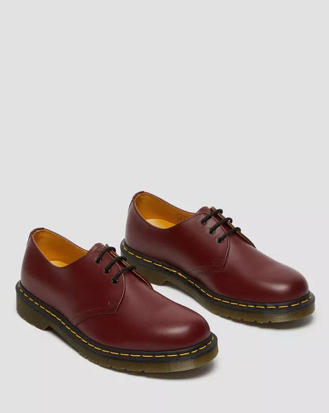 Dr.Martens 3-Loch Unisex Halbschuhe 1461 Cherry Red Glattleder Smooth Echtleder
