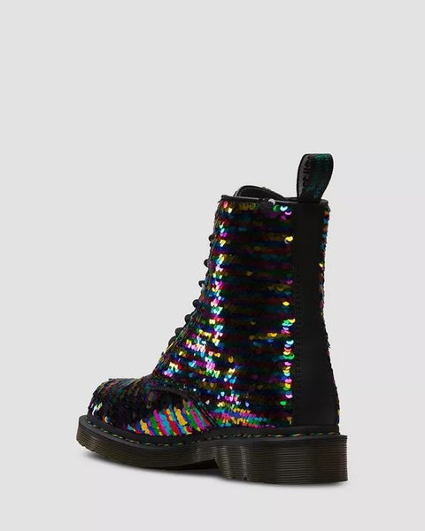 Dr.Martens 8-Loch Unisex Stiefel 1460 PASCAL SEQUIN Rainbow Pride Limited Edition 24594980
