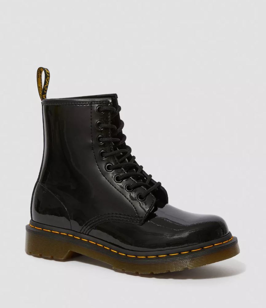 Dr. Martens 8-hole boots 1460 black black patent real leather