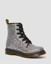 Load image into Gallery viewer, Dr. Martens 8-Loch Stiefel 1460 FARRAH GLITTER ANKLE BOOTS Chunky Glitter 25137667
