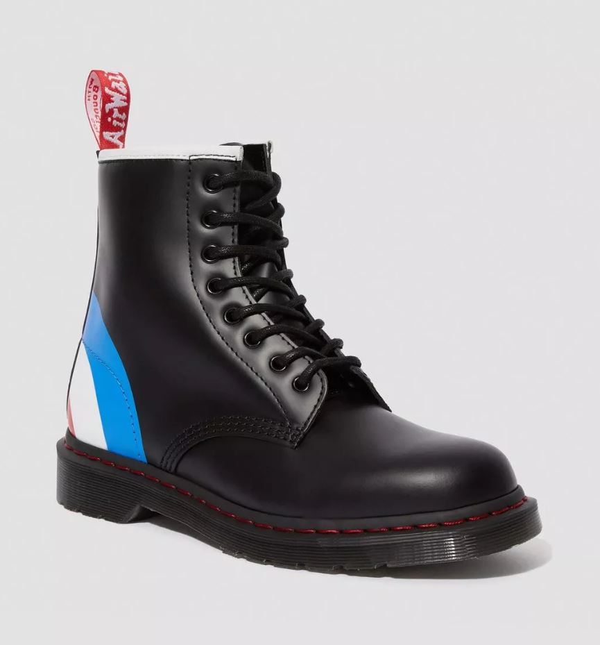 Dr.Martens X The Who 8-hole unisex boots 1460 smooth leather smooth genuine leather limited edition