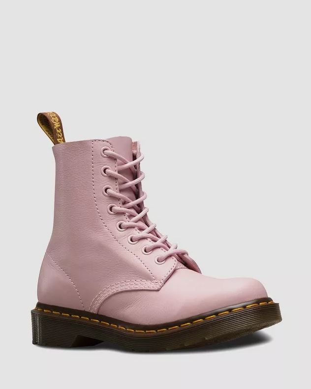 Dr. Martens 8-Loch Stiefel 1460 PASCAL VIRGINIA LEDER STIEFEL Echtleder Bubblegum Pink 20102683