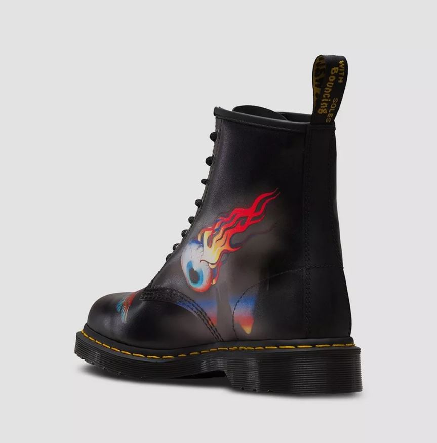 Dr.Martens X RICK GRIFFIN EYE 8-hole unisex boots 1460 smooth