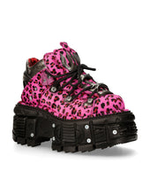 Load image into Gallery viewer, &lt;tc&gt;New Rock Plateau Ankle Boots Metallic M-TANK106-C2 with Tanksole Black&lt;/tc&gt;
