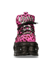 Load image into Gallery viewer, &lt;tc&gt;New Rock Plateau Ankle Boots Metallic M-TANK106-C2 with Tanksole Black&lt;/tc&gt;
