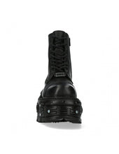 Load image into Gallery viewer, New Rock Shoes Boots Boots TANK083-C1 Gothic Tank Collection Black Genuine Leather

